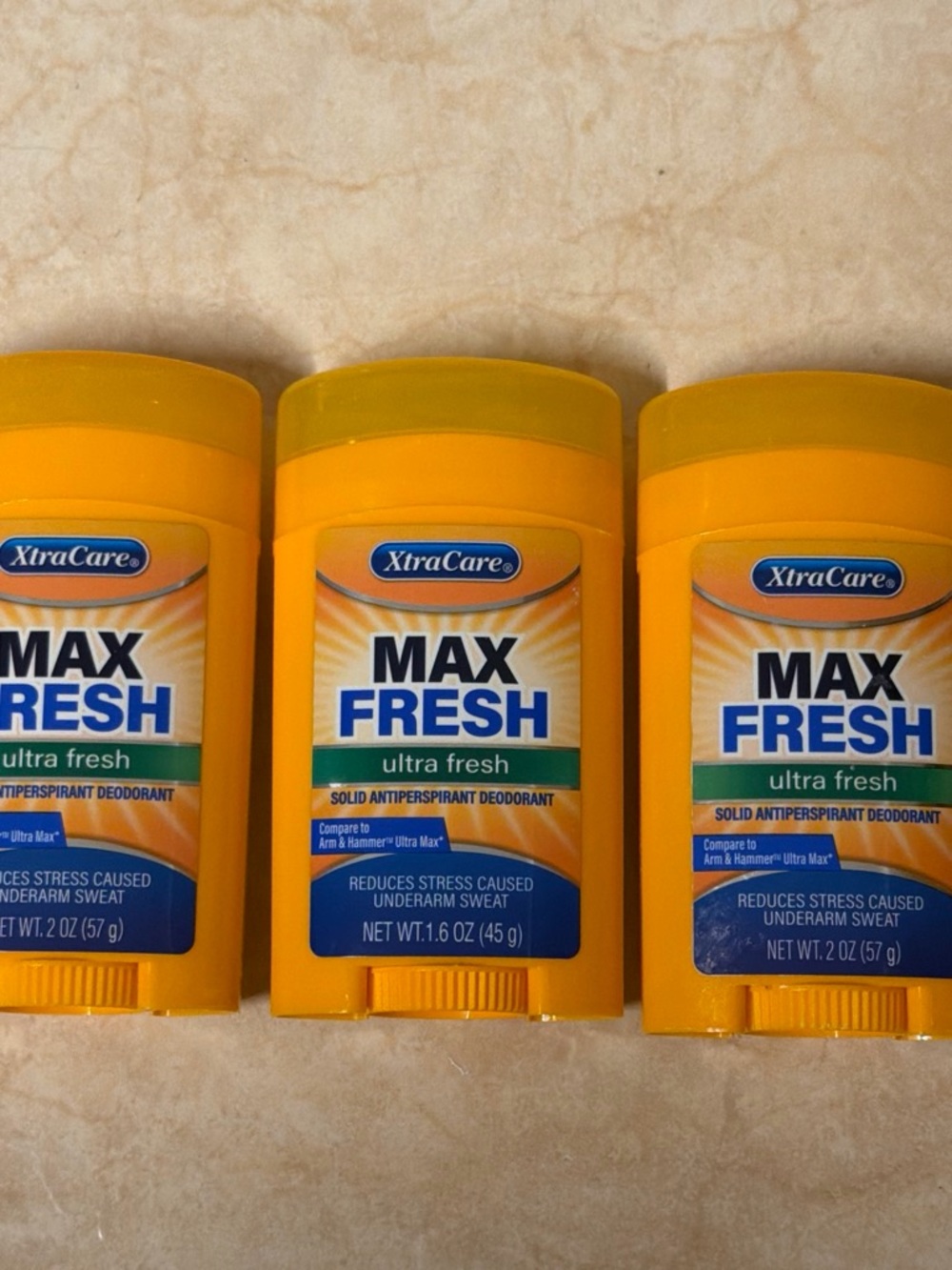 Max Fresh Ultra Fresh Solid Antiperspirant Deodorant - Yellow